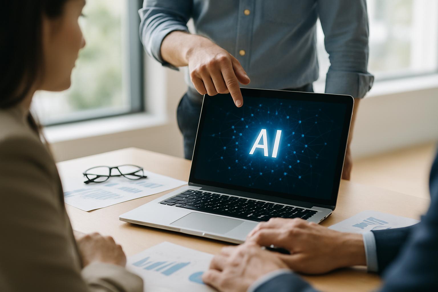 AI導入現場での課題と解決策の背景イメージ